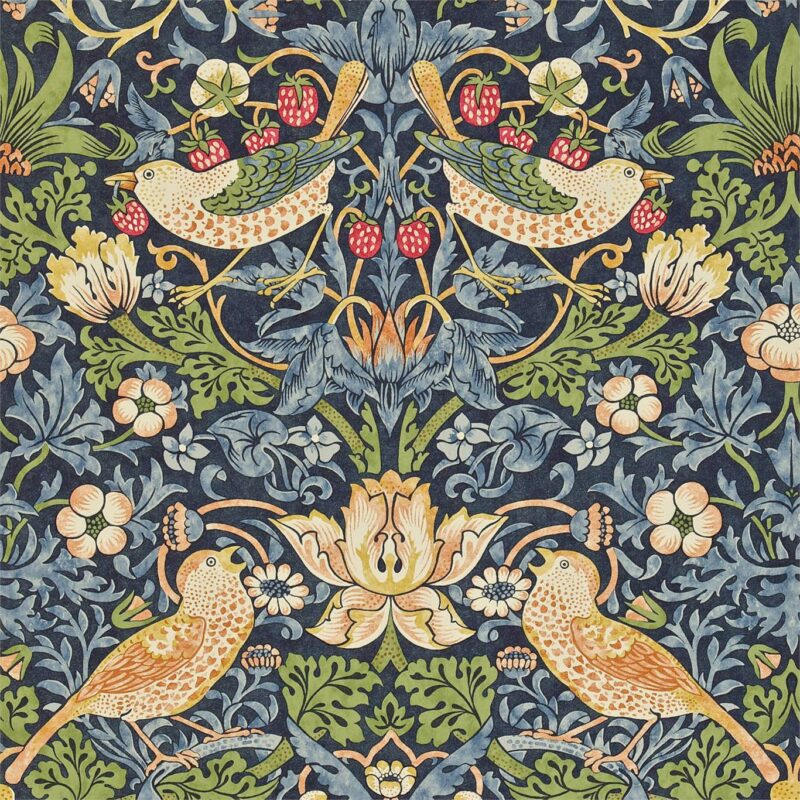 William Morris' 'Strawberry Thief 'Fabric Pattern